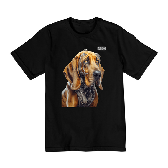 Camisa Infantil (10 a 14)  - Cachorro Bloodhound