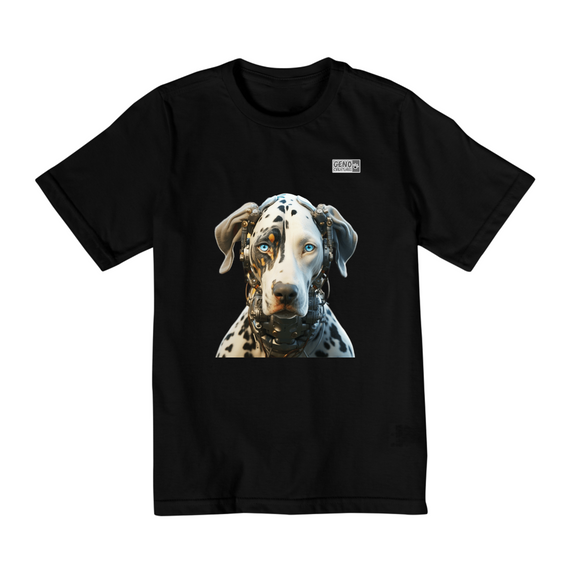Camisa Quality Infantil (2 a 8) - Cachorro Catahoula Leopard
