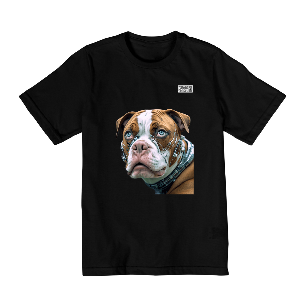 Nome do produto: Camisa Quality Infantil (2 a 8) - Cachorro Campeiro Bulldog