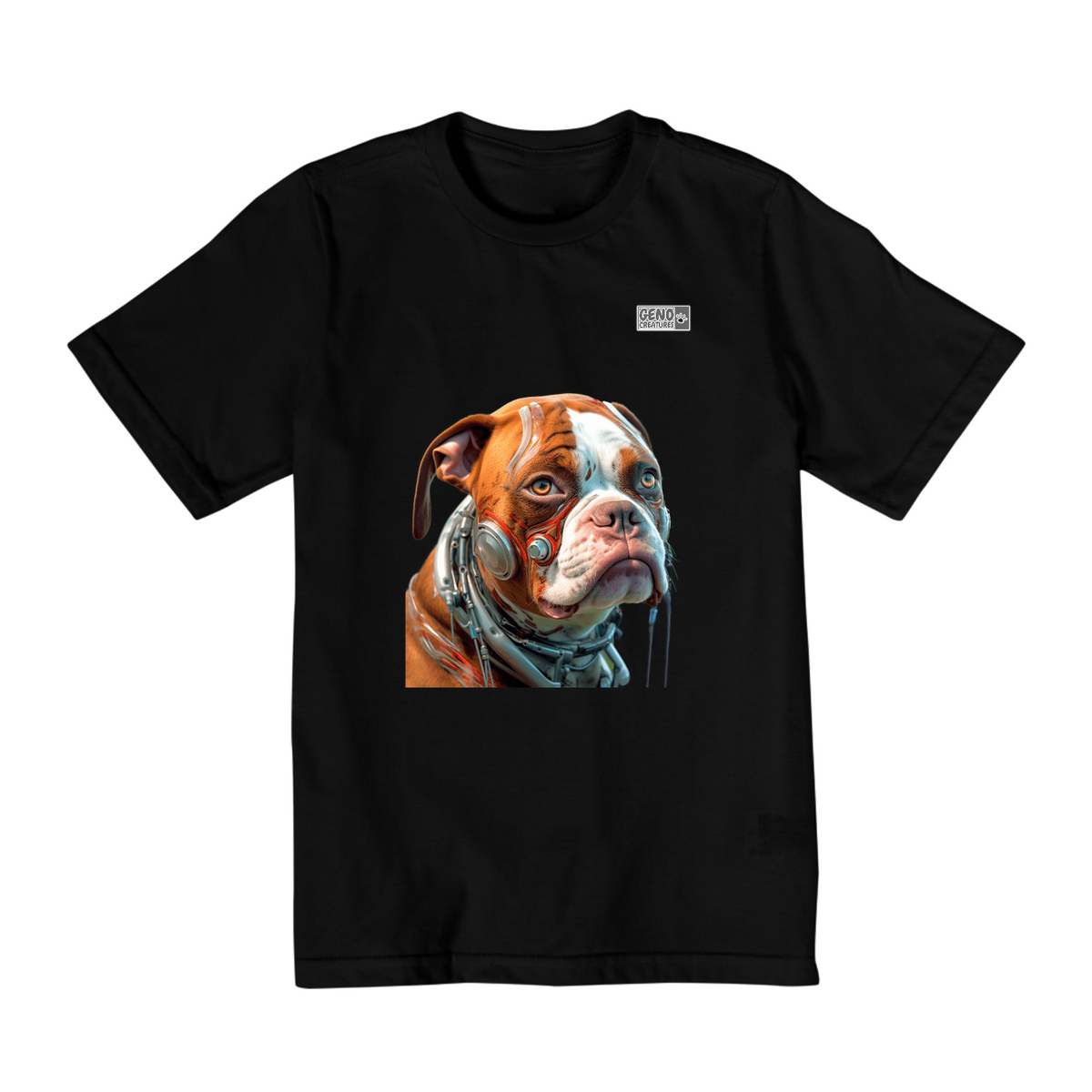 Nome do produto: Camisa Quality Infantil (2 a 8) - Cachorro Campeiro Bulldog
