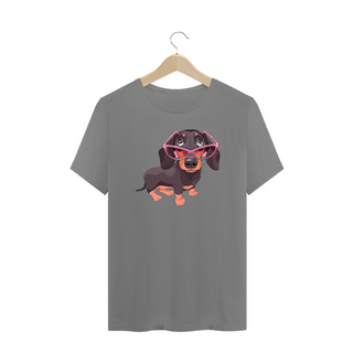 Nome do produtoCamiseta Plus SIze Dachshund de Óculos