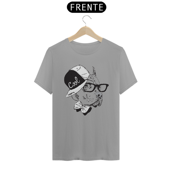 Camiseta Pitbull de Boné e Óculos