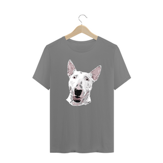 Camiseta Plus Size Bull Terrier Pintura Digital