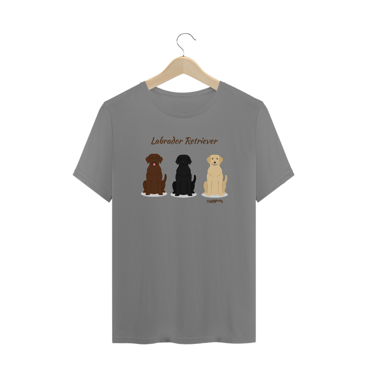 Nome do produto: Camiseta Plus Size Labrador Todas as Cores