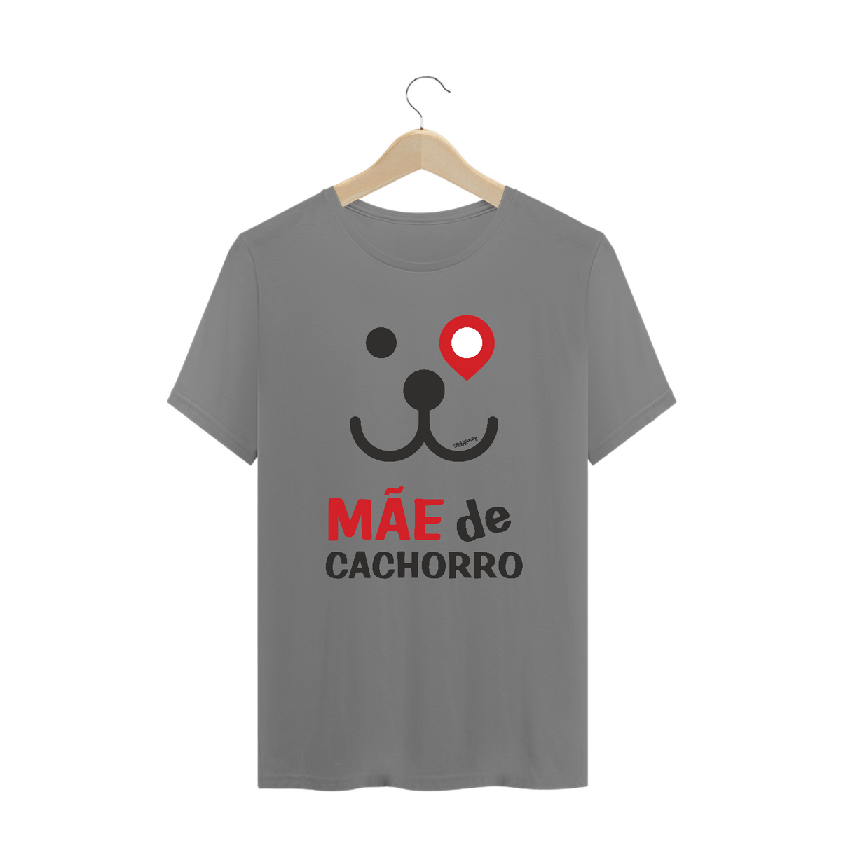 Nome do produto: Camiseta Plus Size Mãe de Cachorro