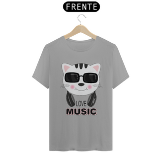 Nome do produtoCamiseta Gato Love Music