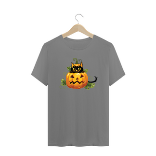 Nome do produtoCamiseta Plus Size Gato Preto Halloween