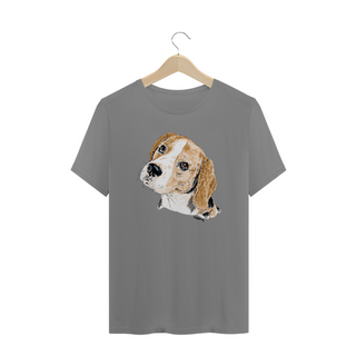 Nome do produtoCamiseta Plus Size Beagle Pintura Digital