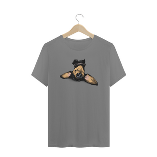Camiseta Plus Size Dachshund de Cabeça para Baixo