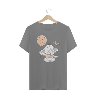 Camiseta Plus Size Elefante - Modelo 2