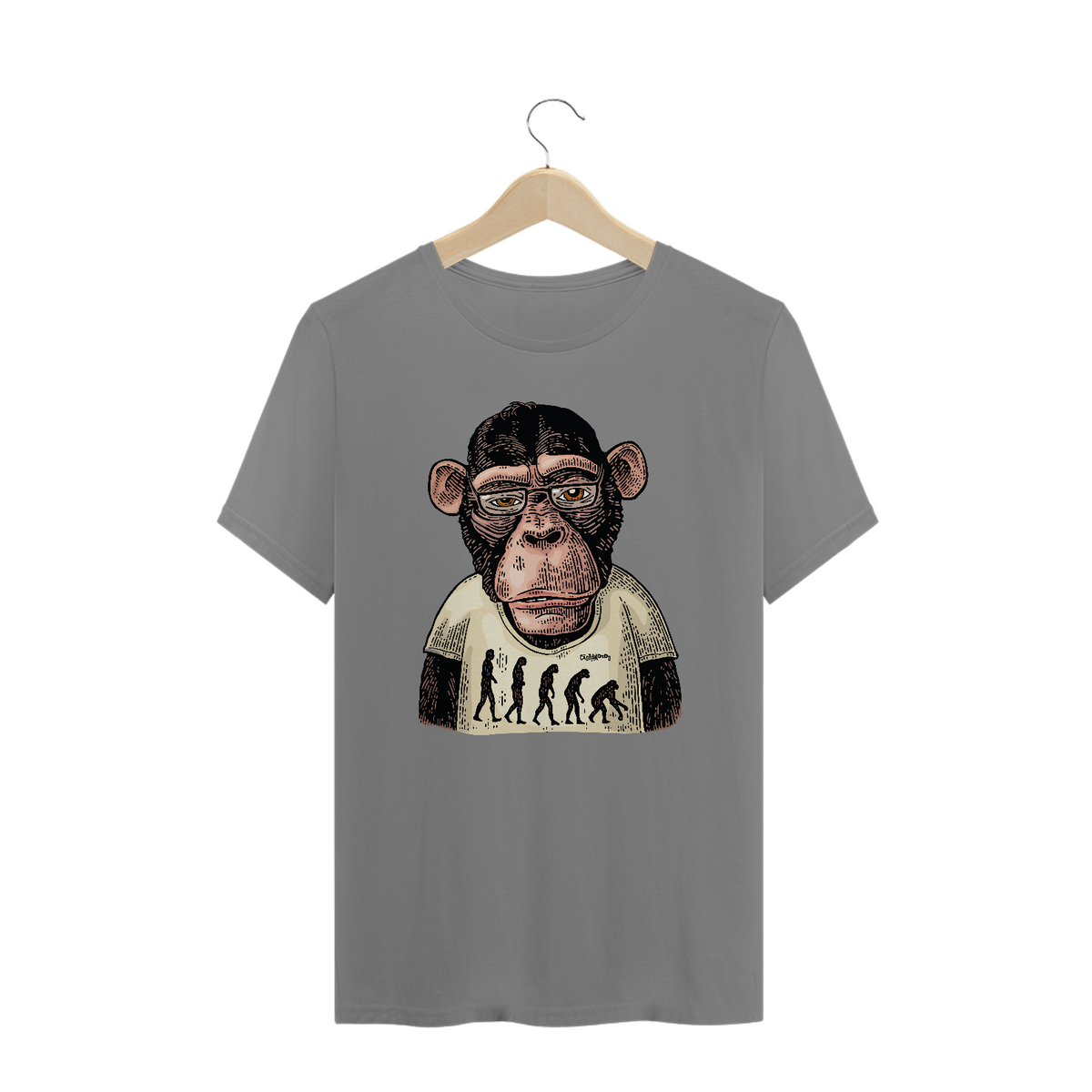 Nome do produto: Camiseta Plus Size Macaco - Modelo 3