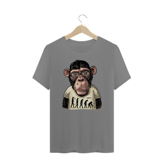 Camiseta Plus Size Macaco - Modelo 3