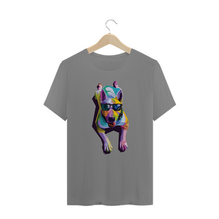 Nome do produtoCamiseta Plus Size Cachorro Deitado Pop Art