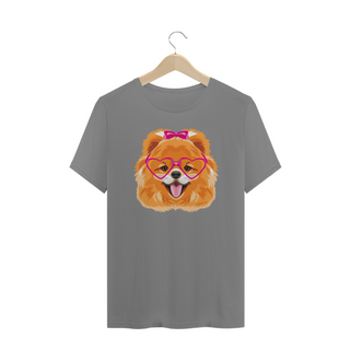 Nome do produtoCamiseta Plus Size Spitz Alemão - Lulu da Pomerânia Fêmea