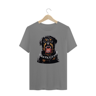 Nome do produtoCamiseta Plus Size Rottweiler com Cara de Bravo