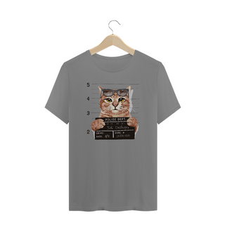 Nome do produtoCamiseta Plus Size Gato Bandido