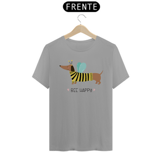 Nome do produtoCamiseta Dachshund Bee Happy