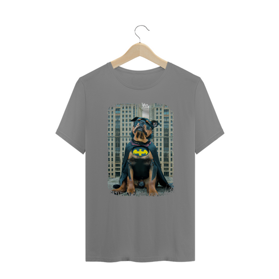 Camiseta Plus Size Rottweiler Batman