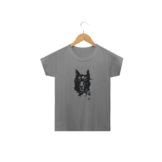 Camiseta Infantil Lobo - Modelo 1