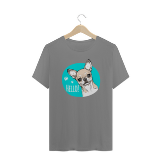 Nome do produtoCamiseta Plus Size Chihuahua Hello