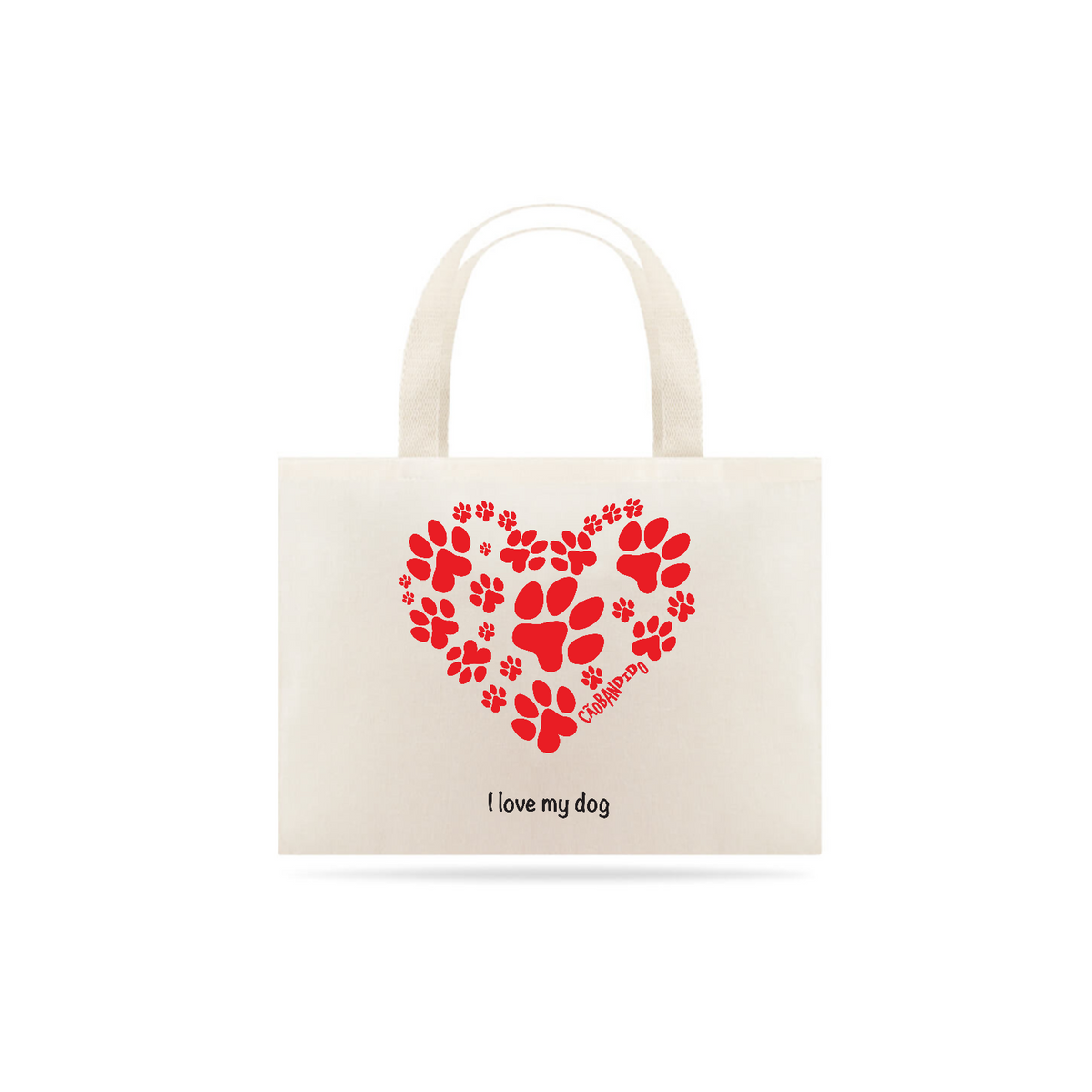 Nome do produto: Ecobag I Love My Dog