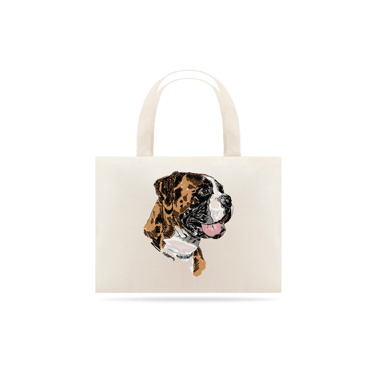 Nome do produto: Ecobag Boxer Pintura Digital