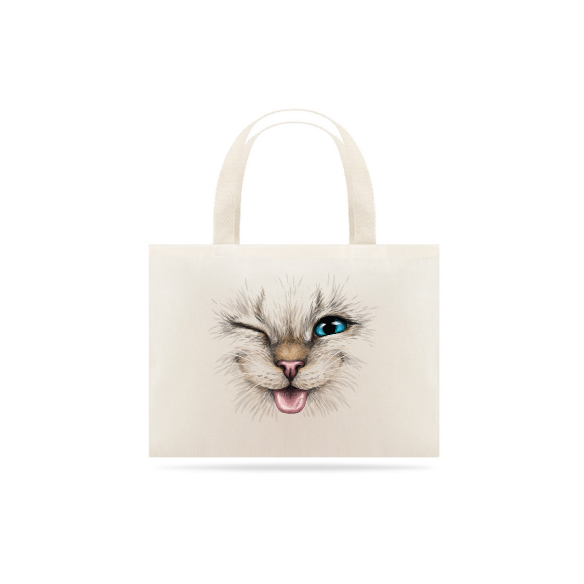 Nome do produto: Ecobag Gato Piscando