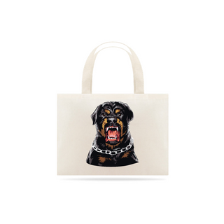 Ecobag Rottweiler com Cara de Bravo