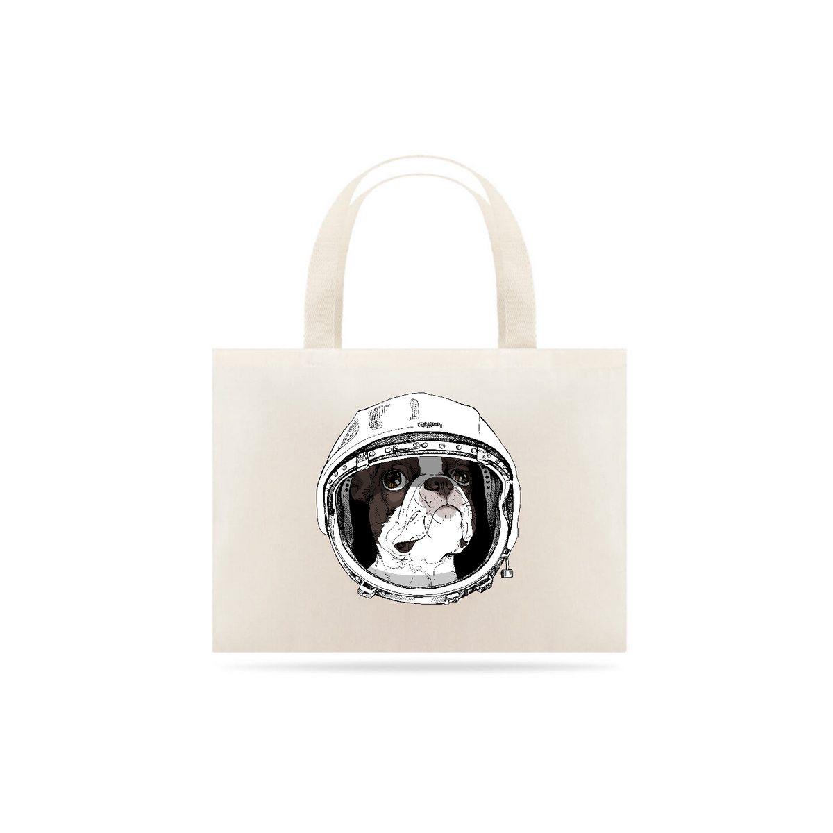 Nome do produto: Ecobag Boston Terrier Astronauta