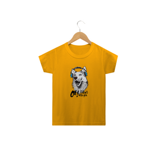 Nome do produtoCamiseta Infantil Cachorro Oh! I Don't Hear You