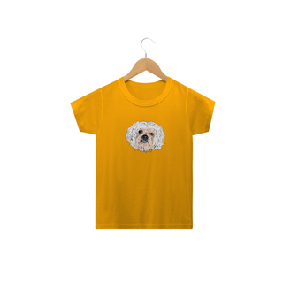 Nome do produtoCamiseta Infantil Lhasa Apso Pintura Digital