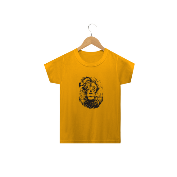 Camiseta Infantil Leão - Modelo 4