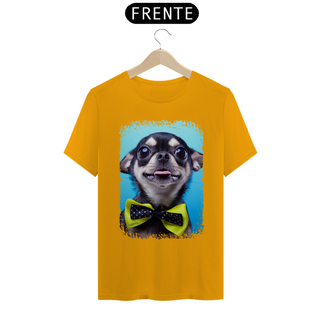 Nome do produtoCamiseta Chihuahua Preto de Gravatinha