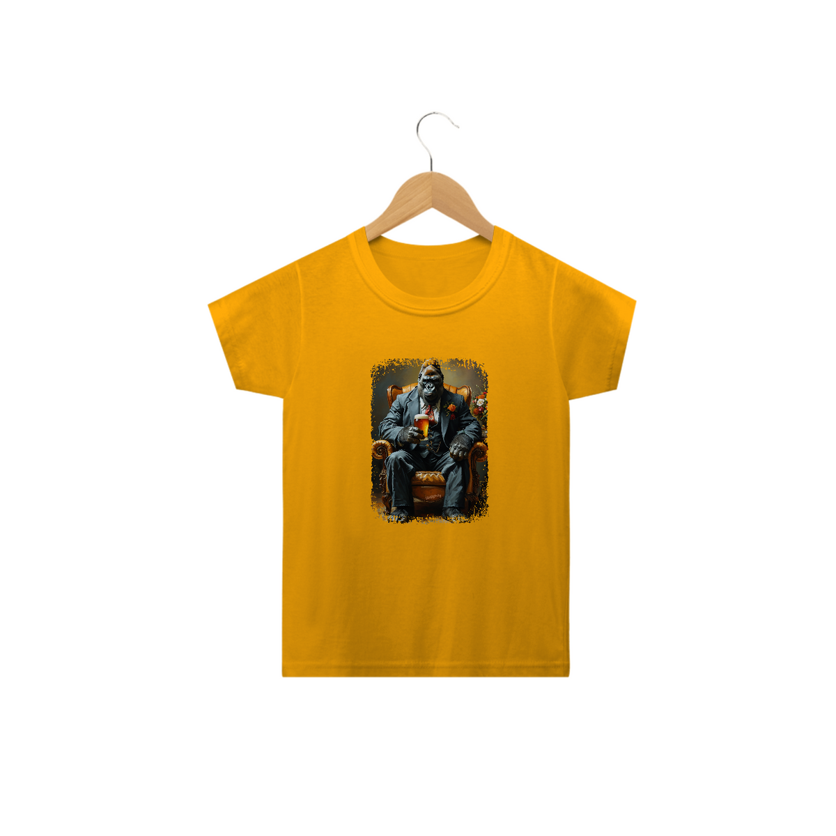 Nome do produto: Camiseta Infantil Macaco - Modelo 7