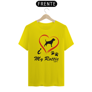Camiseta Rottweiler - I Love My Rottie