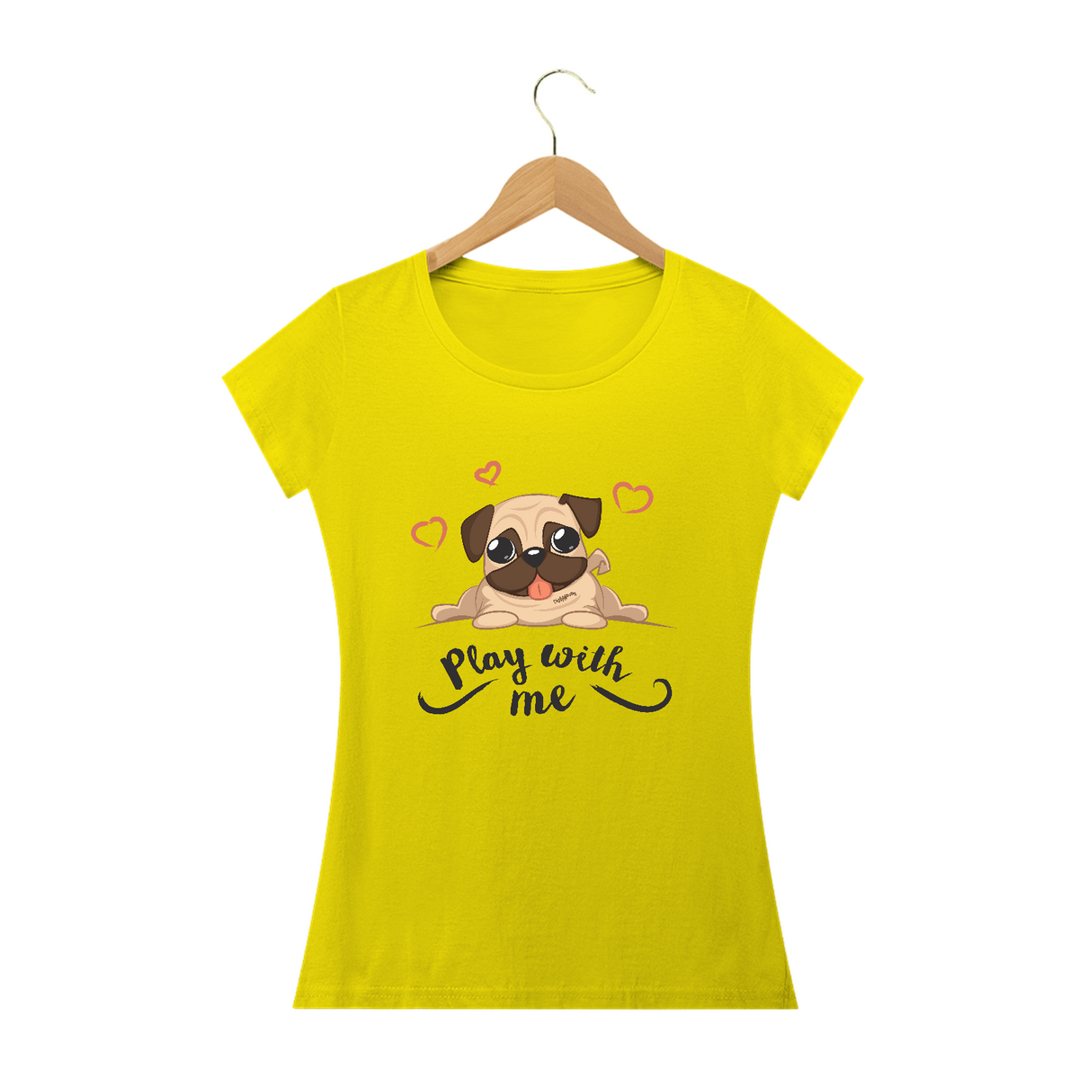 Nome do produto: Baby Look Pug Play With Me