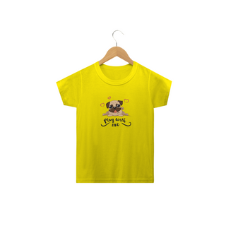 Nome do produtoCamiseta Infantil Pug Play With Me