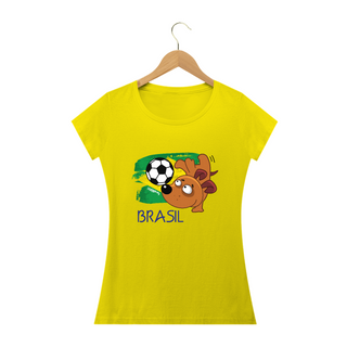 Nome do produtoBaby Look Brasil - Cachorro Jogador