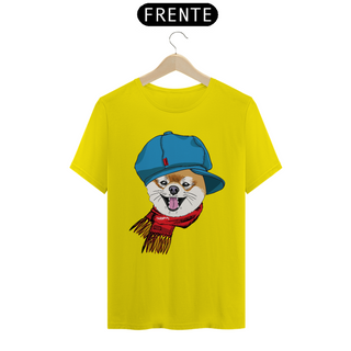 Nome do produtoCamiseta Spitz Alemão de Boina e Cachecol