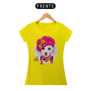 Nome do produtoBaby Look Poodle Fêmea I Like To Dress Up