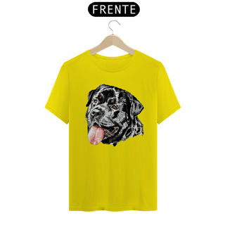 Nome do produtoCamiseta Rottweiler Cara Preta Pintura Digital