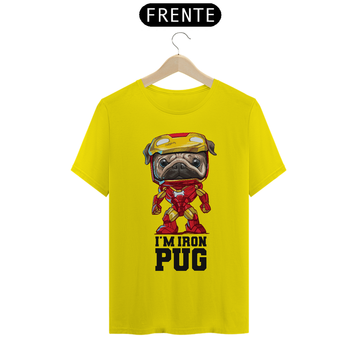 Nome do produto: Camiseta I\'m Iron Pug