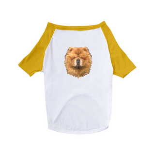 Nome do produtoCamiseta para Cachorro - Chow Chow Mosaico