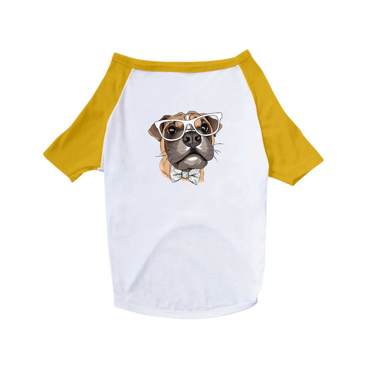 Nome do produto: Camiseta para Cachorro - Boxer de Óculos