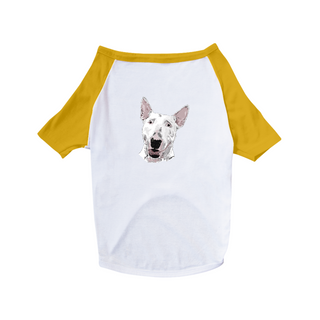 Nome do produtoCamiseta para Cachorro - Bull Terrier Pintura Digital