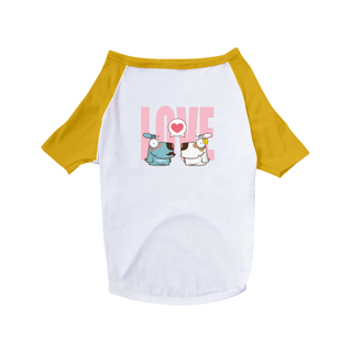 Nome do produtoCamiseta para Cachorro - Casal Love