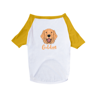 Nome do produtoCamiseta para Cachorro - Golden