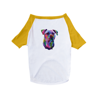 Nome do produtoCamiseta para Cachorro - Pitbull Pop Art