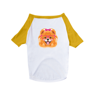 Nome do produtoCamiseta para Cachorro - Spitz Alemão - Lulu da Pomerânia Fêmea