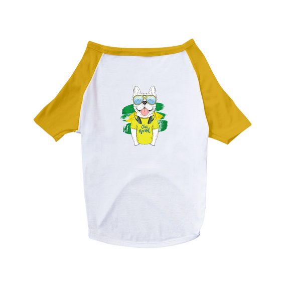 Camiseta para Cachorro - Vai Brasil